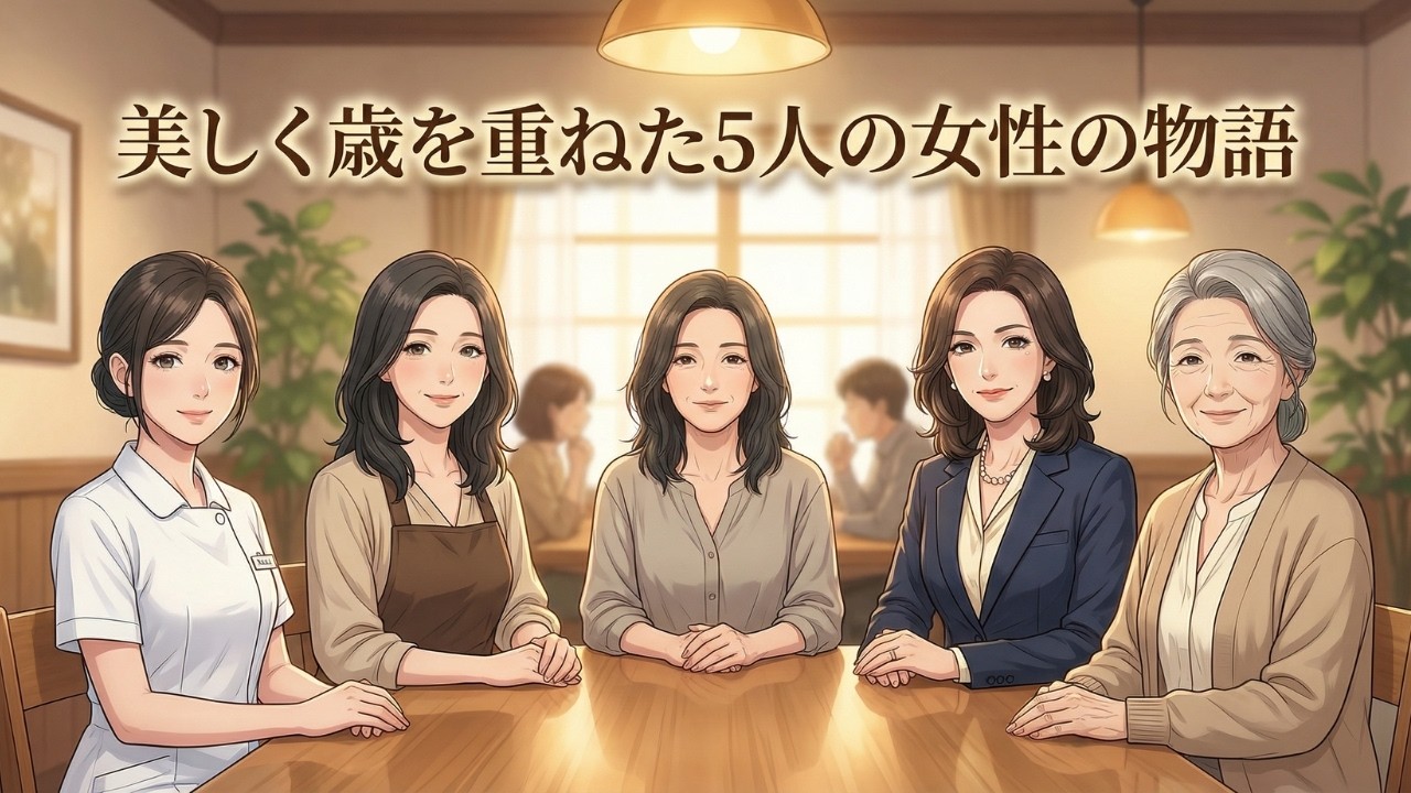 「あの人だけ、なぜか年々きれいになる」美しく歳を重ねた5人の女性の物語