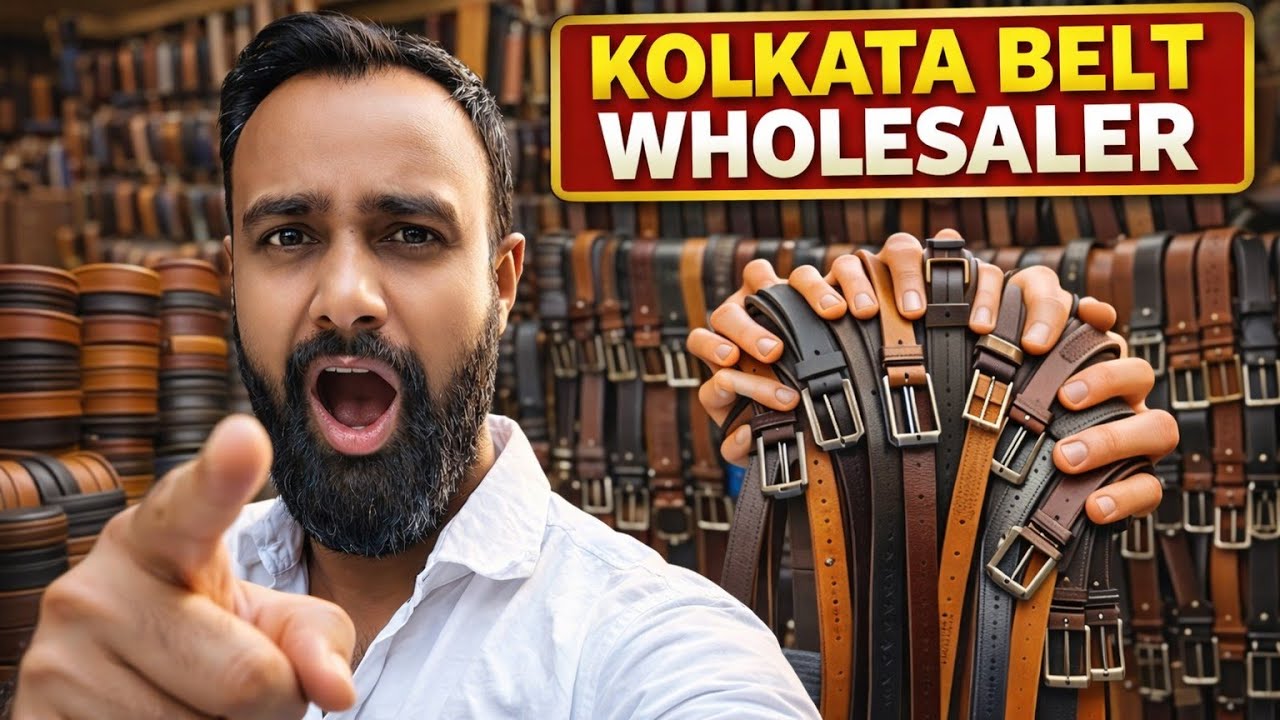 Kolkata belt Wholesaler Kolkata market #shopping #kolkatabelt#belt#leather#kolkata