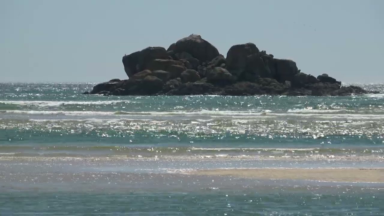 PLAYA LADEIRA CORRUBEDO SONIDO AMBIENTAL 06042023  IMAGENES RELAJANTES