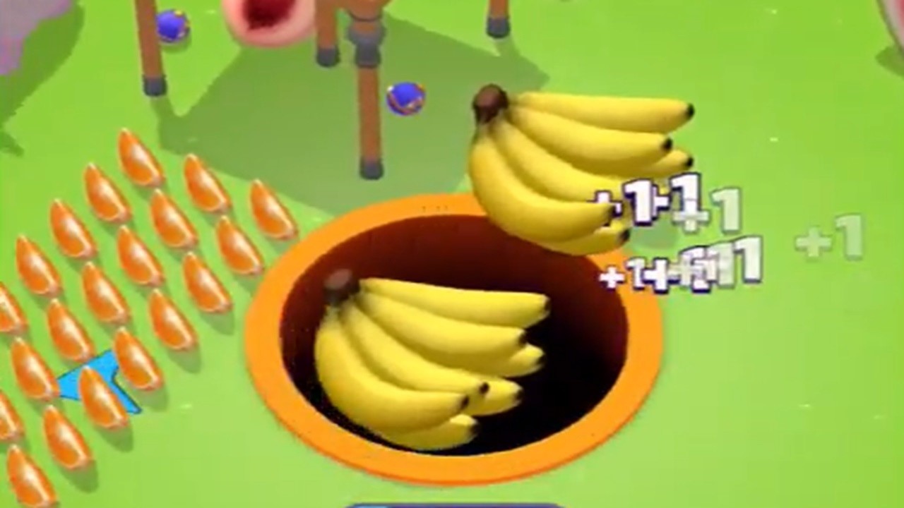 🍌 Hole Em All Gameplay Levels 66 to 70 - Mobile Hole Game