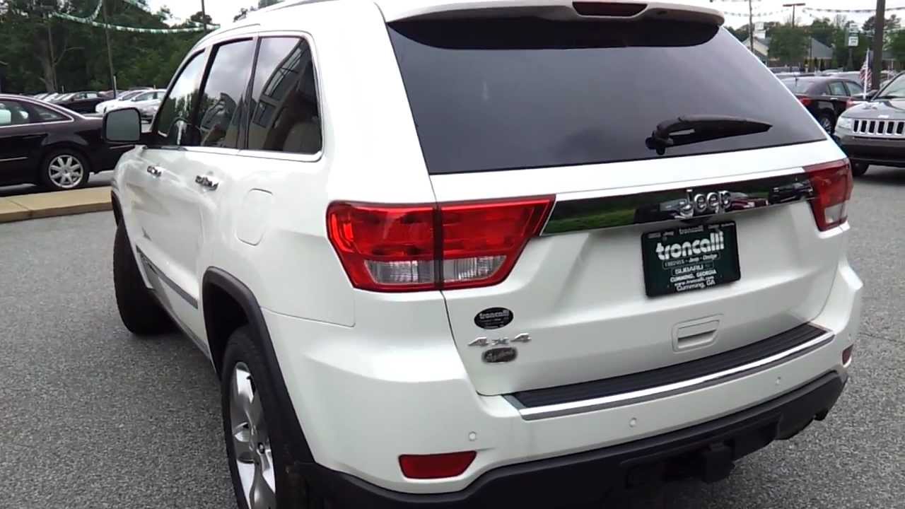 Pre-owned 2012 Jeep Grand Cherokee Overland V6 4x4 at Troncalli Chrysler Jeep Dodge in Cumming, GA