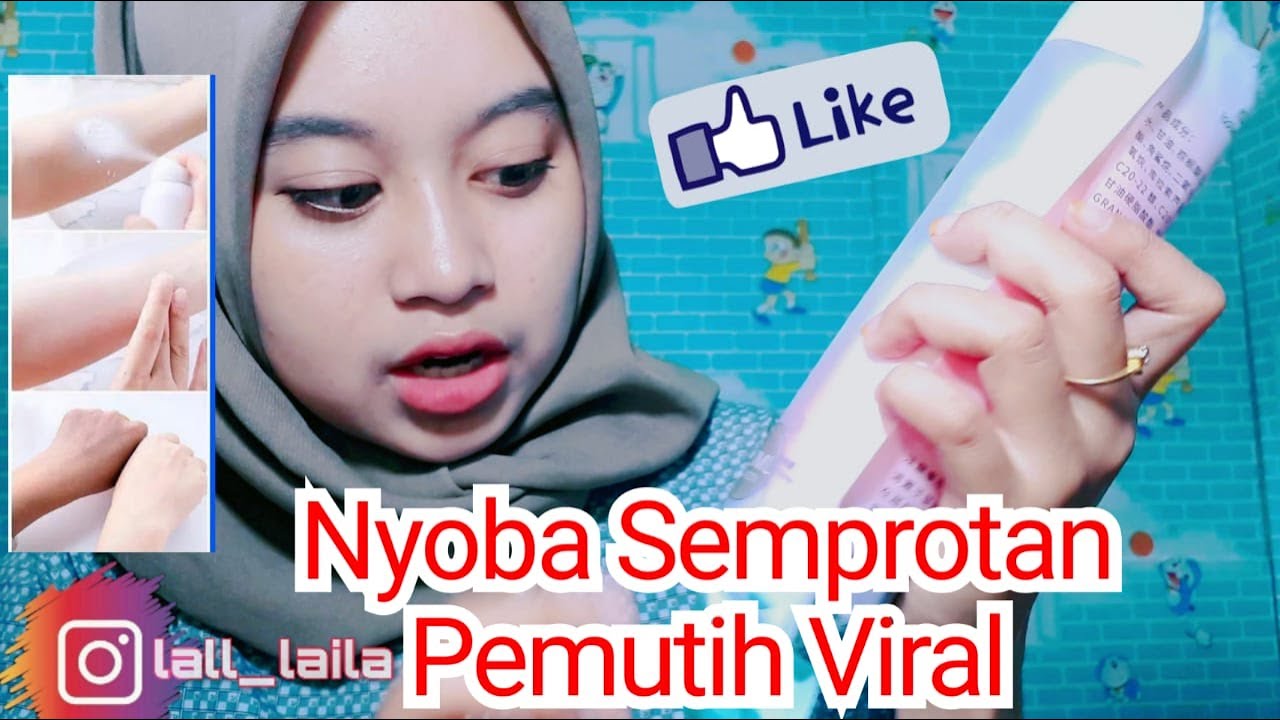 Review M'AYCREATE Whitening Spray | Putih Seketika