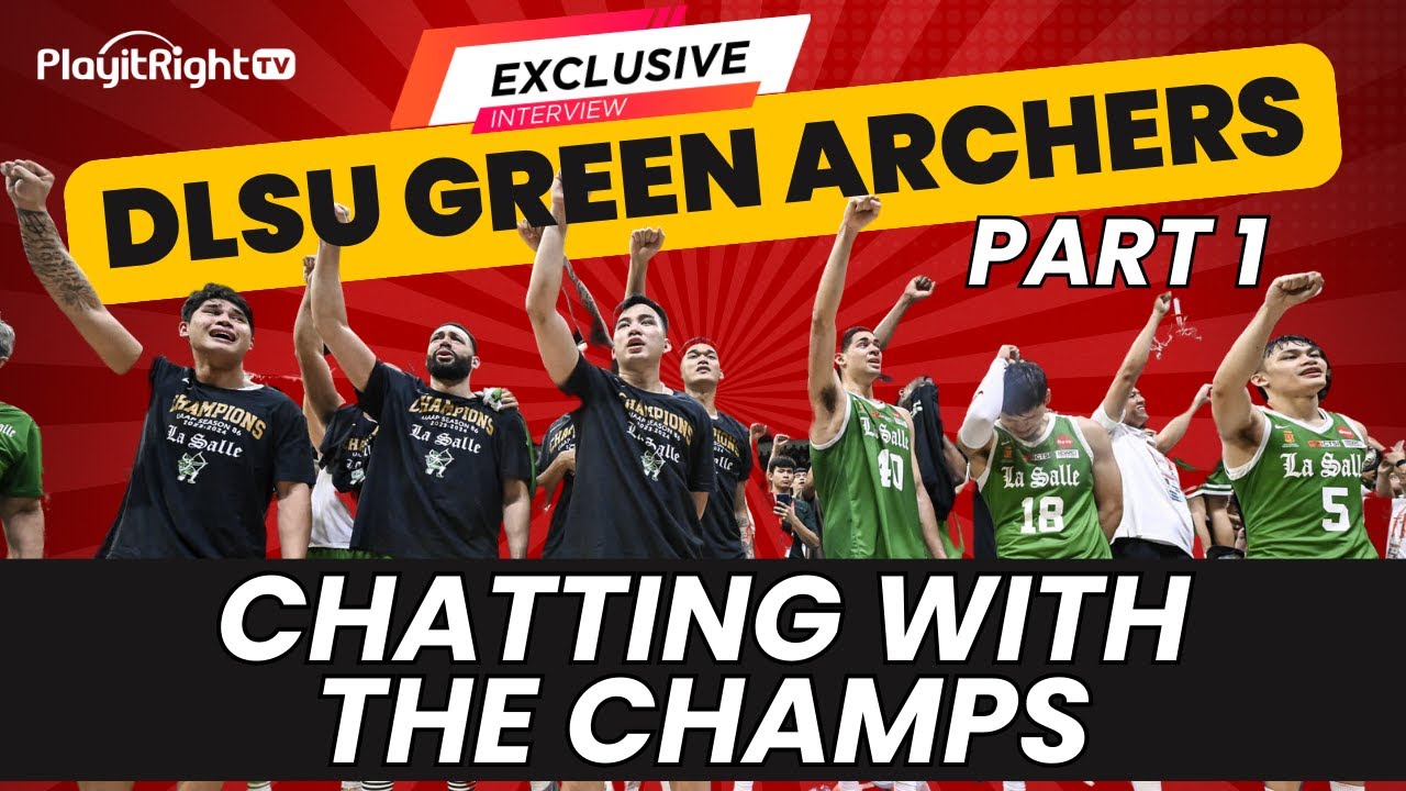 Exclusive DLSU Part 1: Coach Topex, Phillips Brothers, Nonoy, David at CJ!  UAAP Champs!