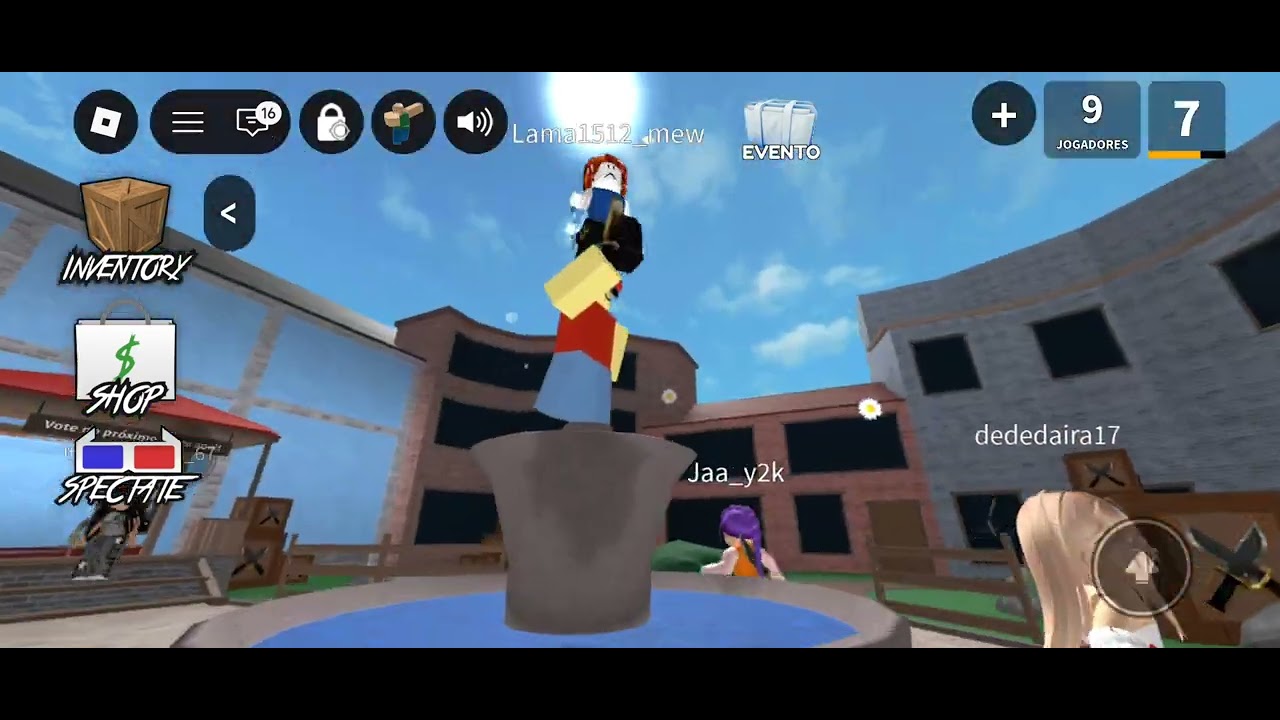 Oi gente meu primeiro vídeo de Roblox 