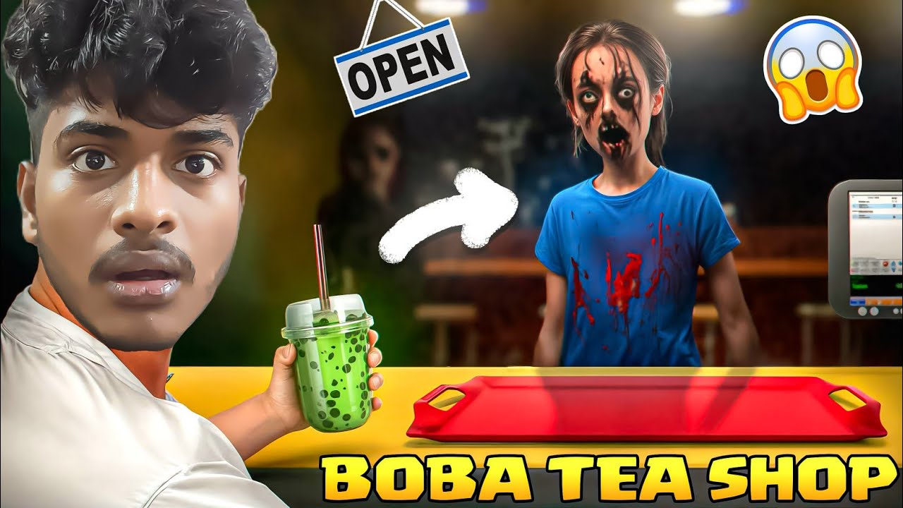 Boba Teashop New Horror Game 😱 Full Gameplay|On Vtg!