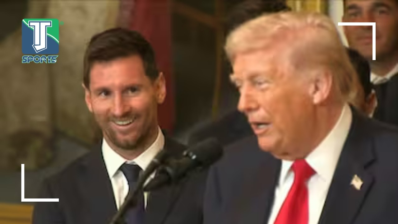 Дональд Трамп сравнивает Лионеля Месси с Криштиану Роналду и Пеле, но выбирает только одного.