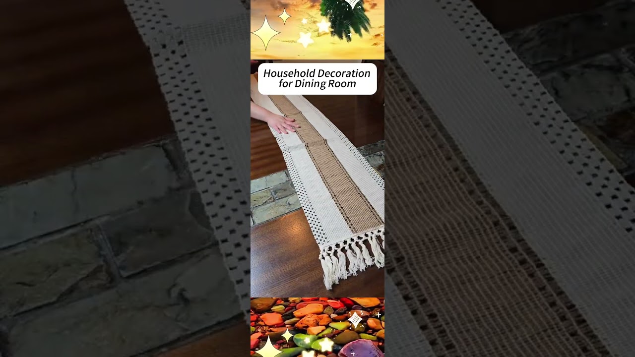 Great deal! Boho style table runner for your decor #fyp #foyoupage