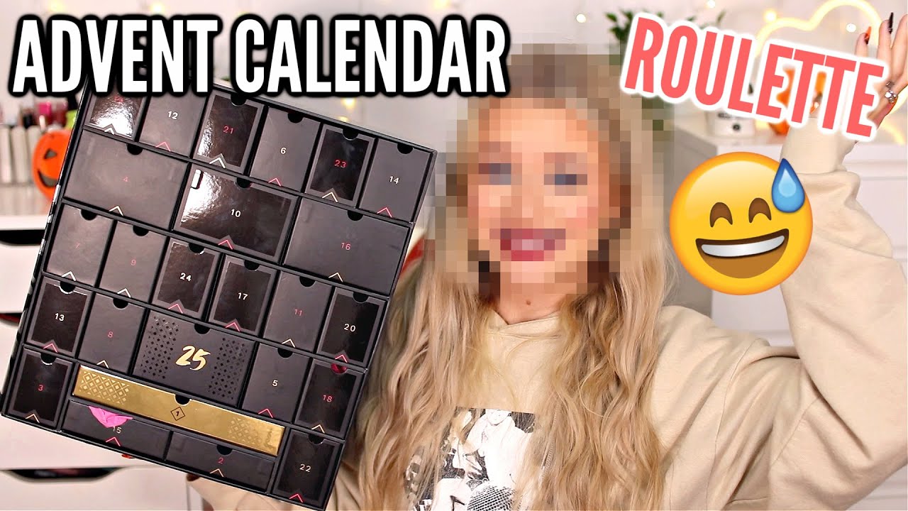 MAKEUP ADVENT CALENDAR ROULETTE CHALLENGE