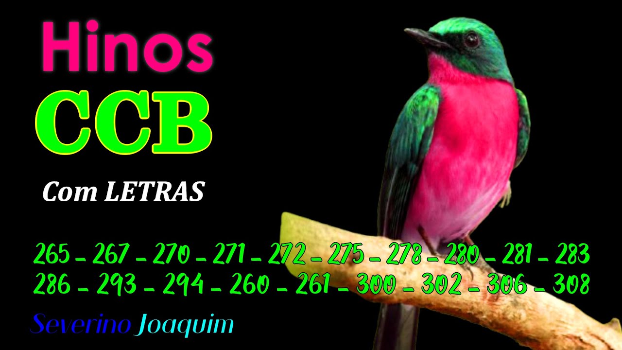 HINOS CCB - 265-267-270-271-272-275-278-280-281-283-286-293-294-260-261-300-302-306 - HINOS CANTADOS