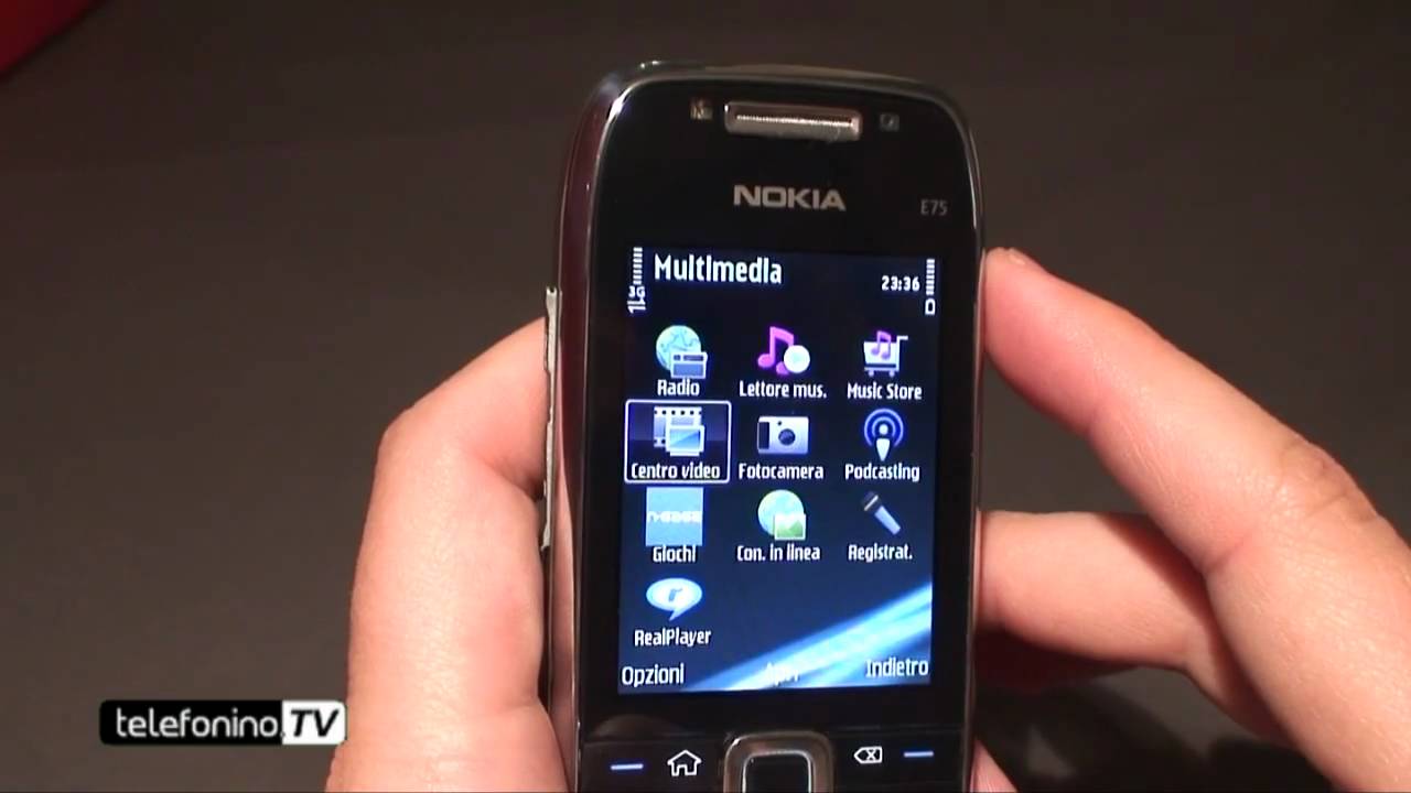 Nokia E75 videoreview da Telefonino.net
