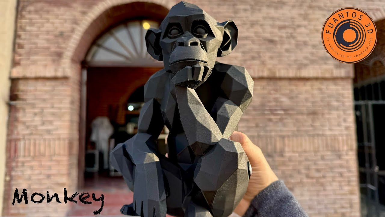 De la Selva al Filamento: El Mono 3D Más Travieso que Verás Hoy | Fuantos 3D