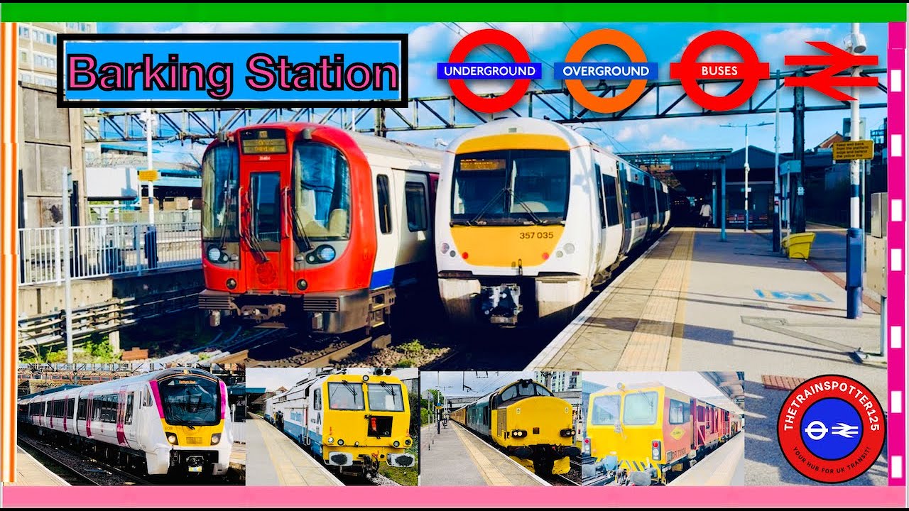 NEW!! MEGA Set of Trains & Buses at Barking Station! [BKG] - LTSR (st. 24/03/2024)