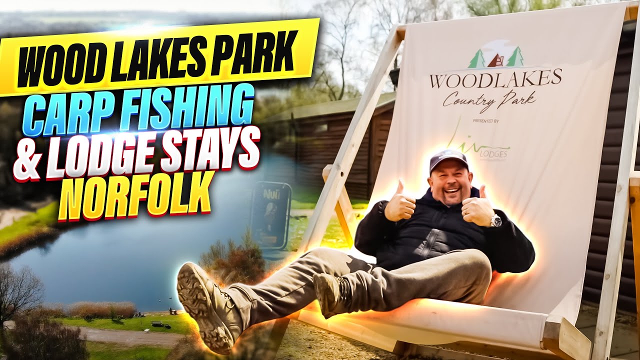Carp Fishing, Lodges & Accommodation! Wood Lakes Park - Norfolk (swimbooker™ Diaries)