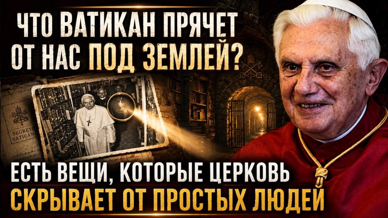 Что Ватикан СКРЫВАЕТ ПОД ЗЕМЛЁЙ от Всего МИРА&hellip; | Тайный Архив Ватикана