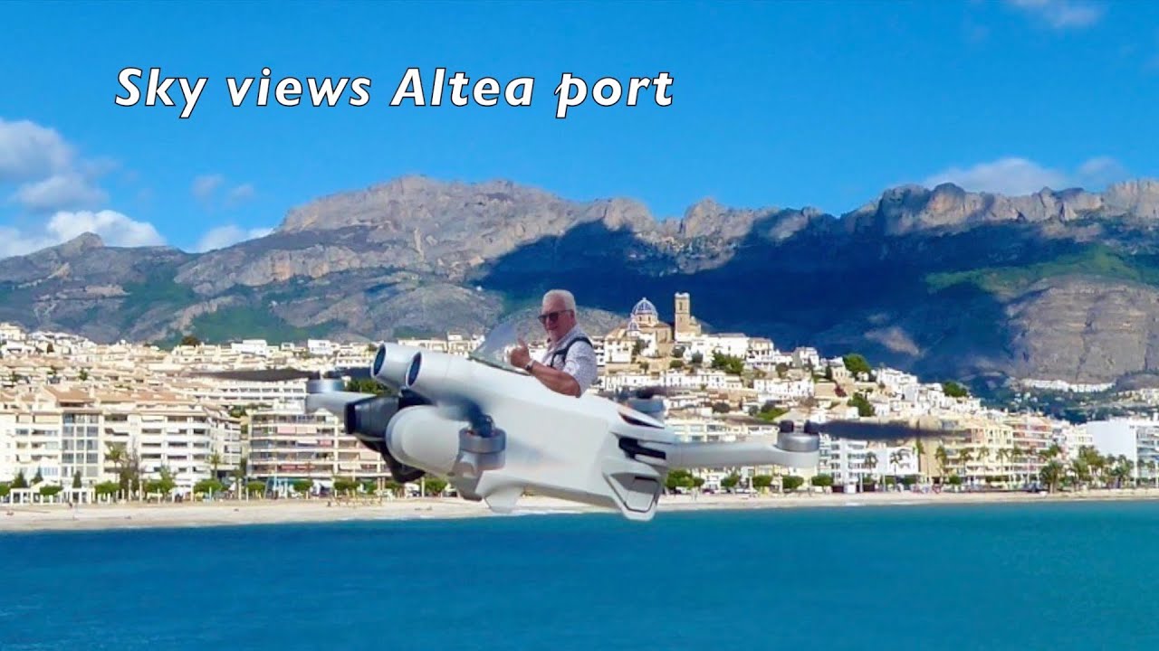 Sky views Altea port