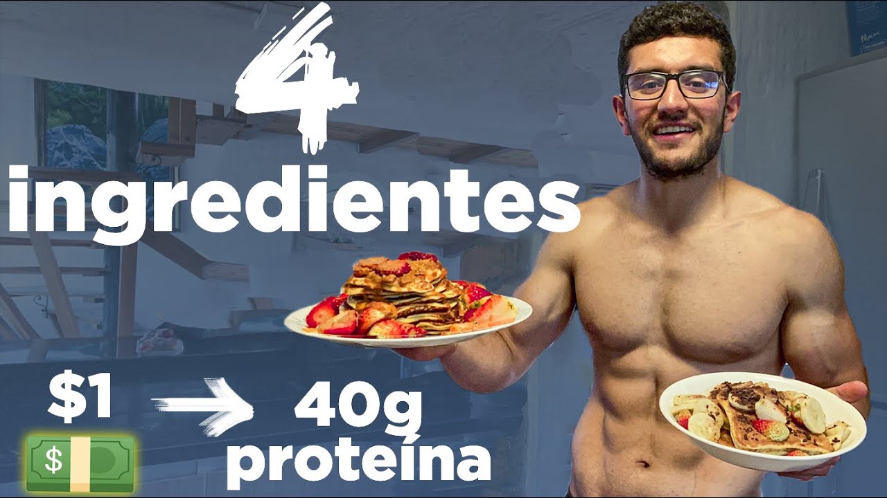 POSTRES PARA PERDER GRASA con SOLO 4 INGREDIENTES (fáciles y rápidos) ** 40g proteína por 1 DOLAR **