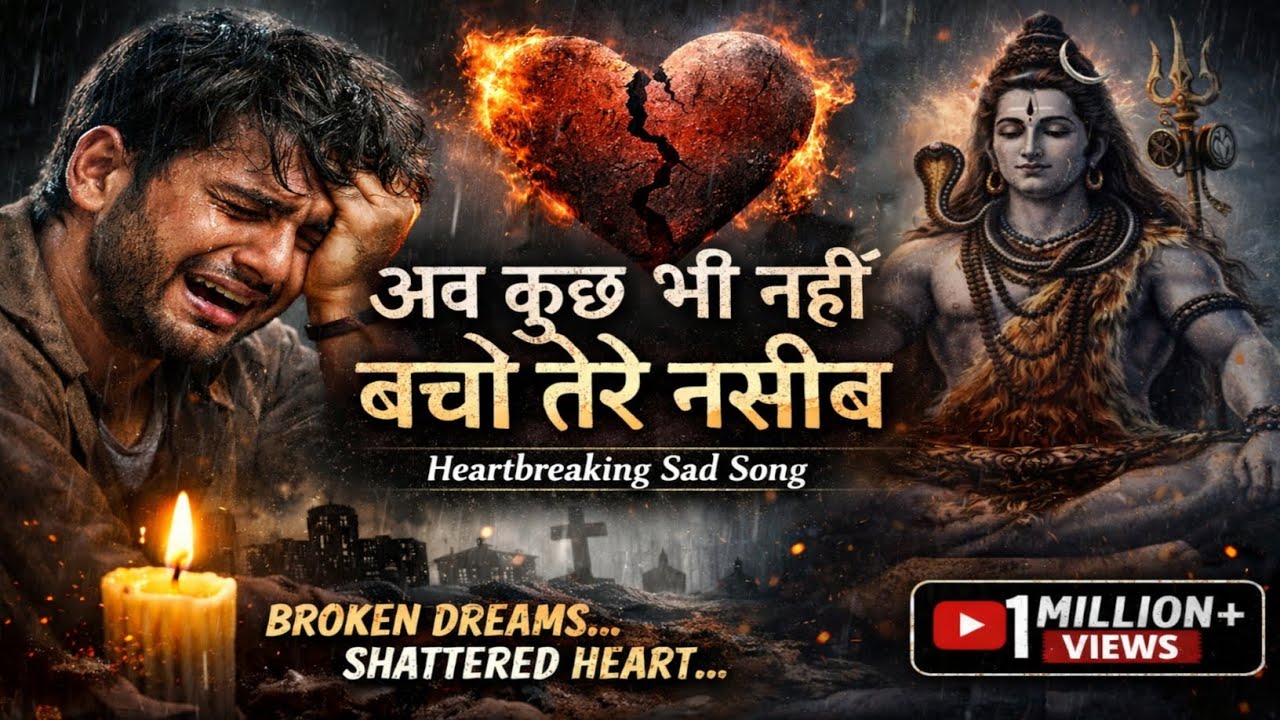 अब कुछ भी नहीं बचा तेरे नसीब 💔 | Mahadev Sad Song | Heart Touching Emotional Song |