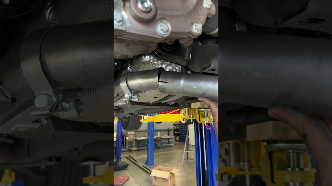 5.0 Mustang MBPR Exhaust Install | Sound #shorts #mustang #exhaustsound