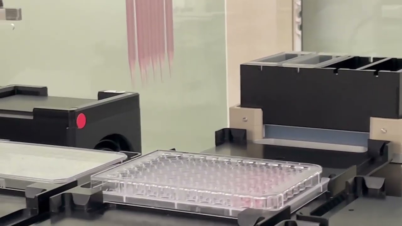 Biomek i7 hybrid span8_ Custom reservoir holder