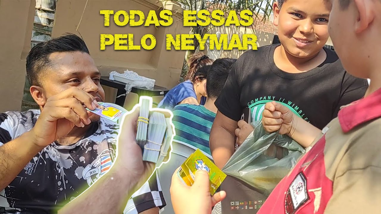 TROCANDO FIGURINHAS DA COPA DO MUNDO QATAR 2022 - DOU TODAS PELO NEYMAR 😱