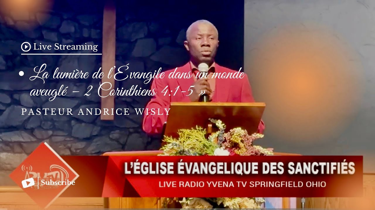 Nous ne prêchons pas nous-mêmes, mais Christ Jésus : Une mission sans compromis »| Pasteur Andrice 