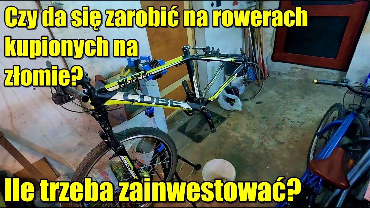 Czy da się zarobić na rowerach kupionych na złomie? Ile trzeba zainwestować? Czy to jest opłacalne?