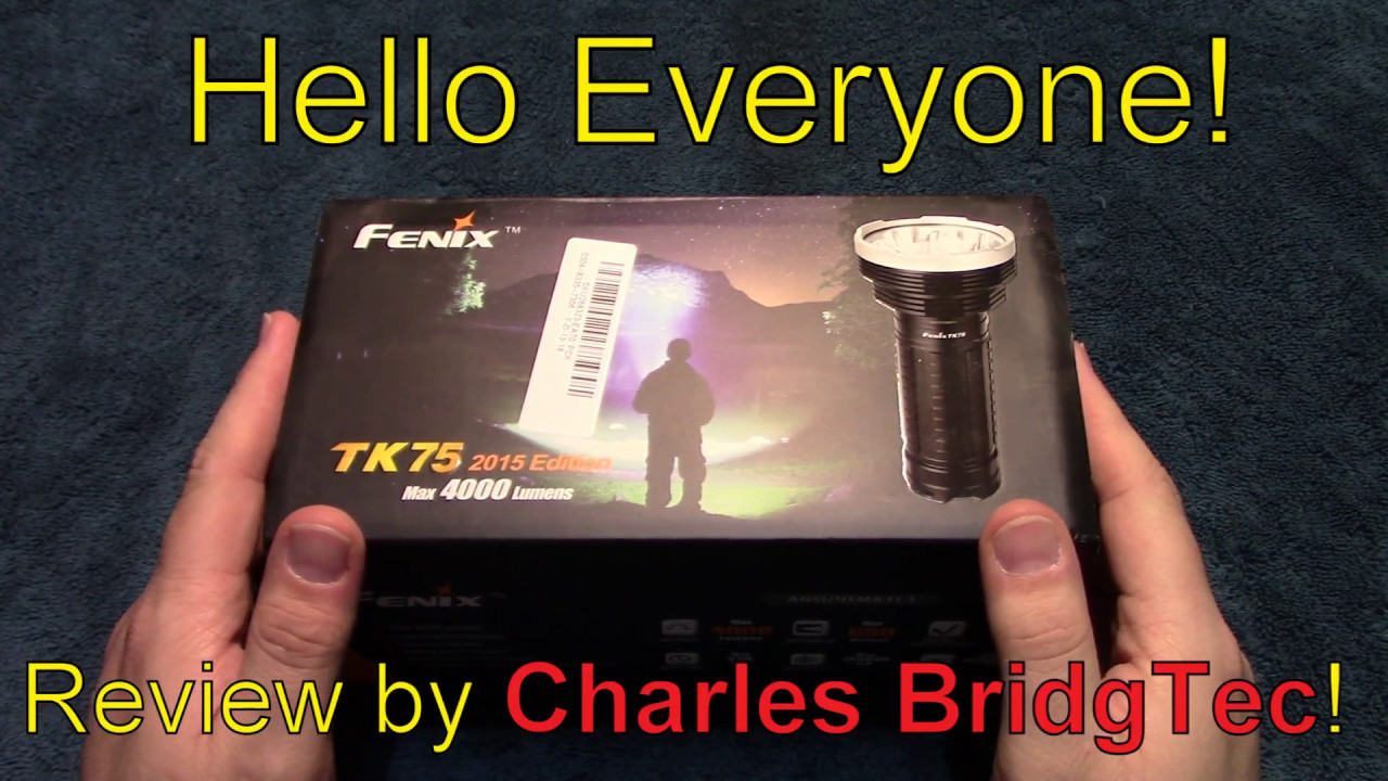 Fenix TK75 Flashlight Review!