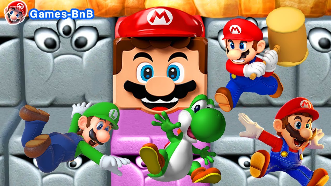 Mario Party 10 - Lucky Minigames - Mario vs Luigi vs Wario vs Yoshi