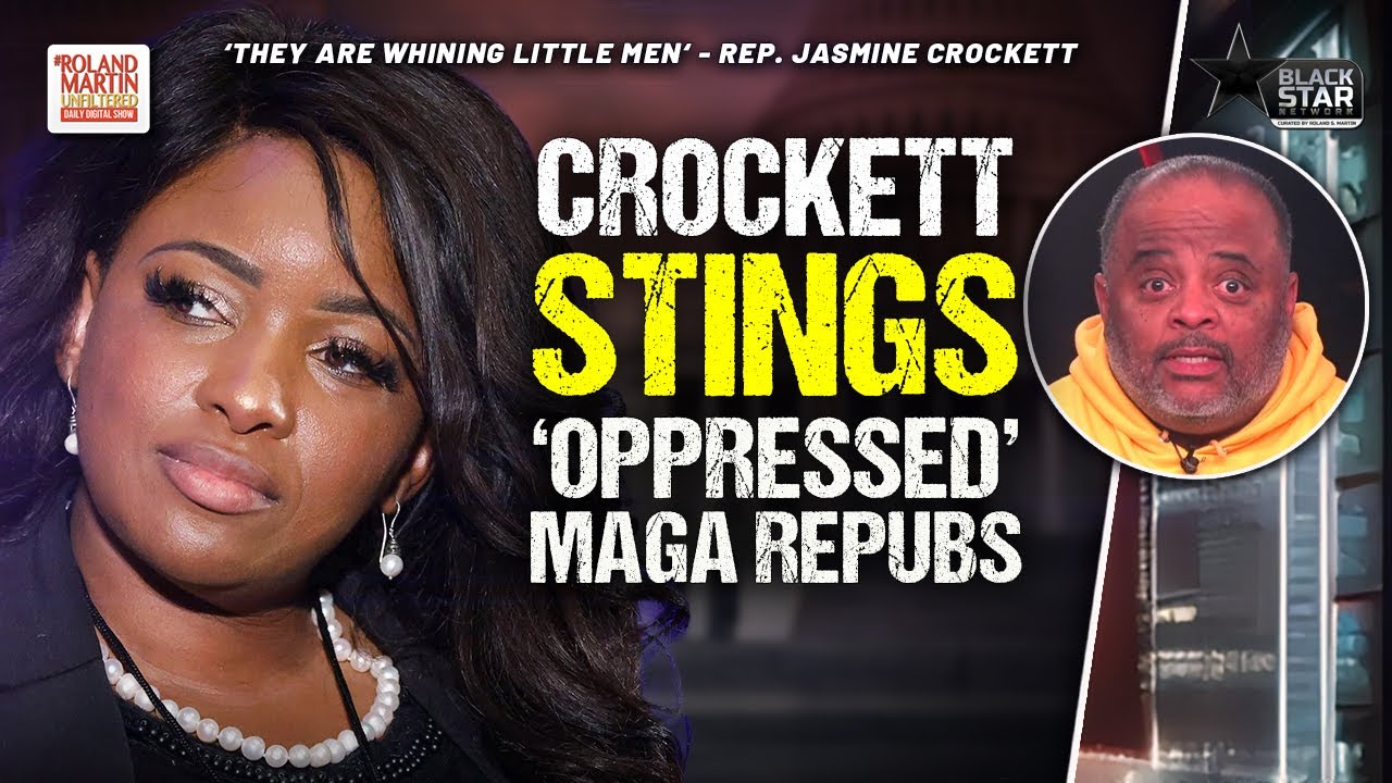 'Whining Little Men'!: Jasmine Crockett STINGS MAGA Repubs, DISMANTLES FALSE 'Oppression' Claims