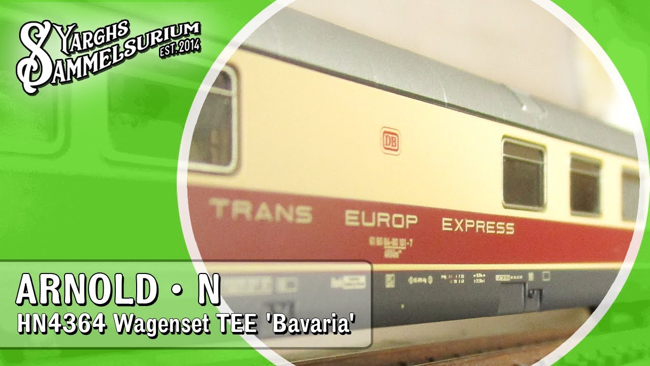 🚊 ARNOLD HN4364 - Wagenset TEE Bavaria - Vorstellung Modellbahn Spur N