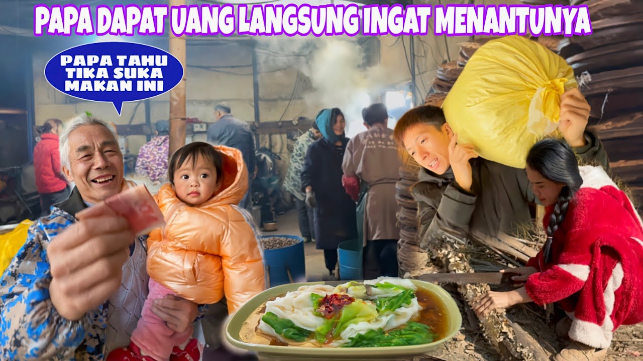 BAWA BUAH MINYAK KE CINONG KARENA LAGI MAHAL, PAPA JUAL REBUNG HASI JUALANNYA LANGSUNG INGAT TIKA