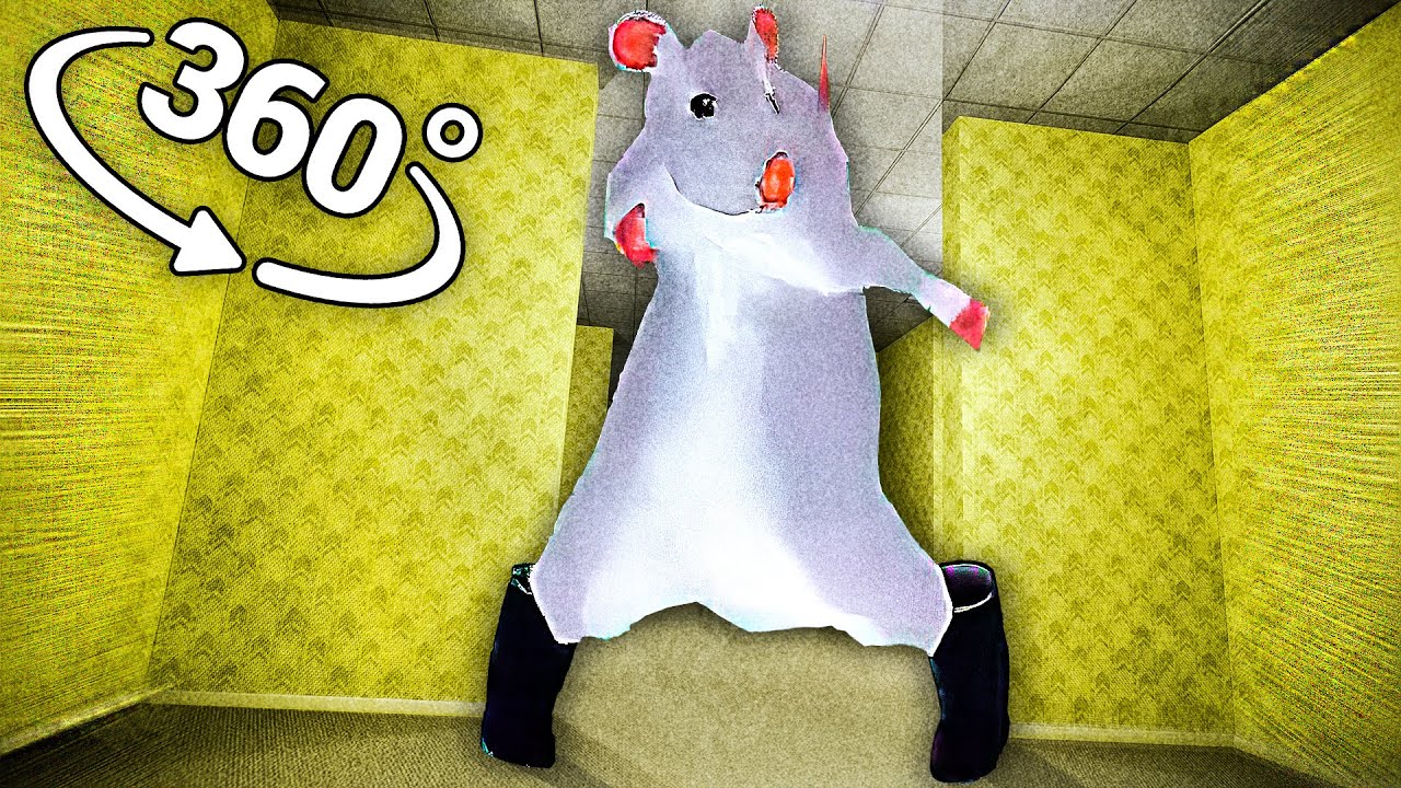 Rat dance - Backrooms in 360&deg; Video | VR / 8K | ( Rat dance meme )