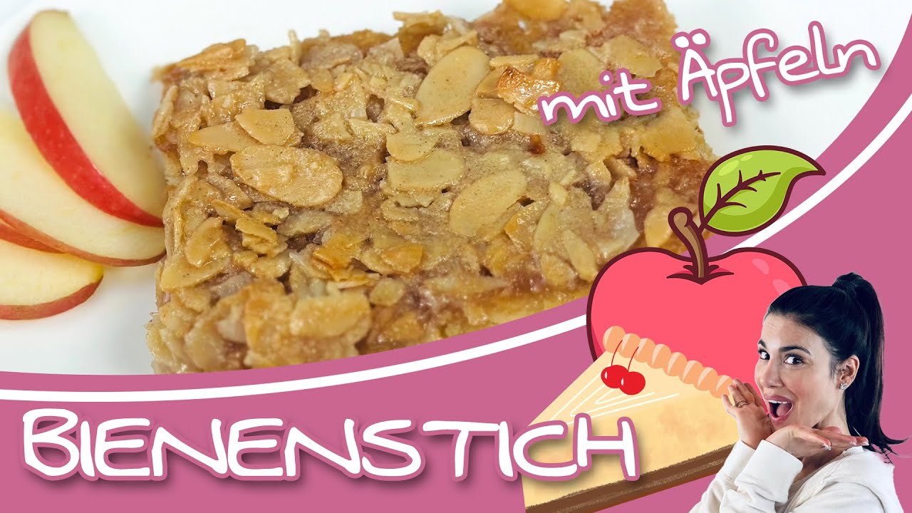 Leckeren saftigen Bienenstich selber backen | Rezept für Bienenstich Kuchen