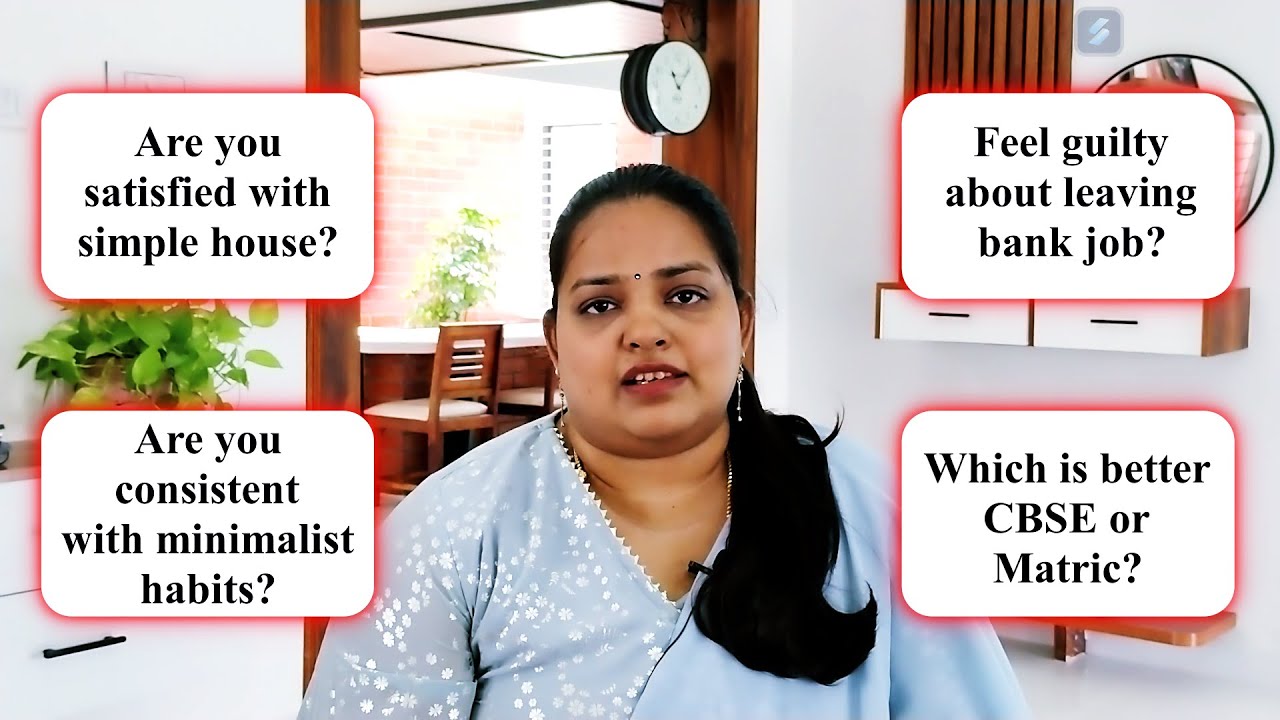 Q&A Vlog | Why no pooja room, Are you contend with Simple House, Parenting, Negative Thoughts, etc..