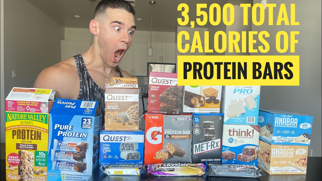 ONLY EATING PROTEIN BARS FOR AN ENTIRE DAY