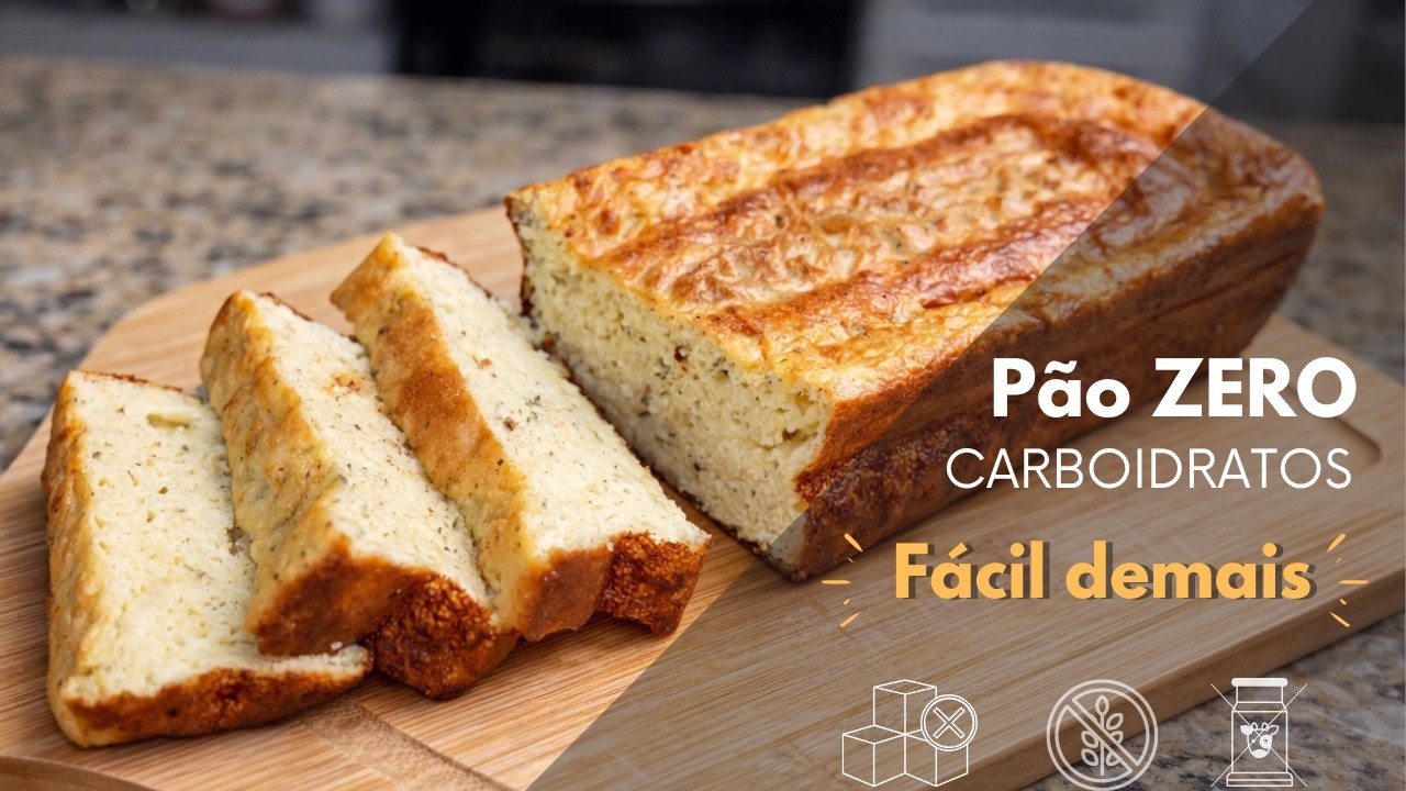 SUBSTITUA O PÃO! PÃO FIT DELICIOSO, FÁCIL E RÁPIDO [LOW CARB]