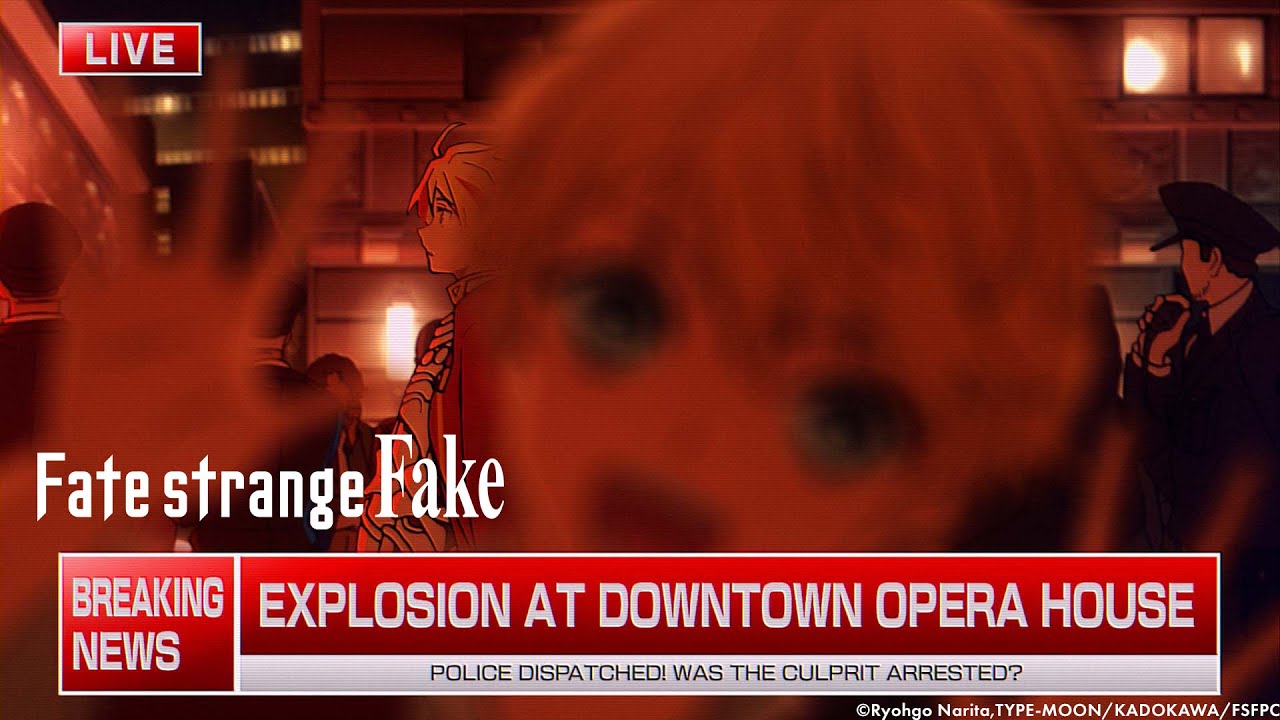 Fate/strange Fake | BREAKING NEWS CLIP (ENGLISH DUB)