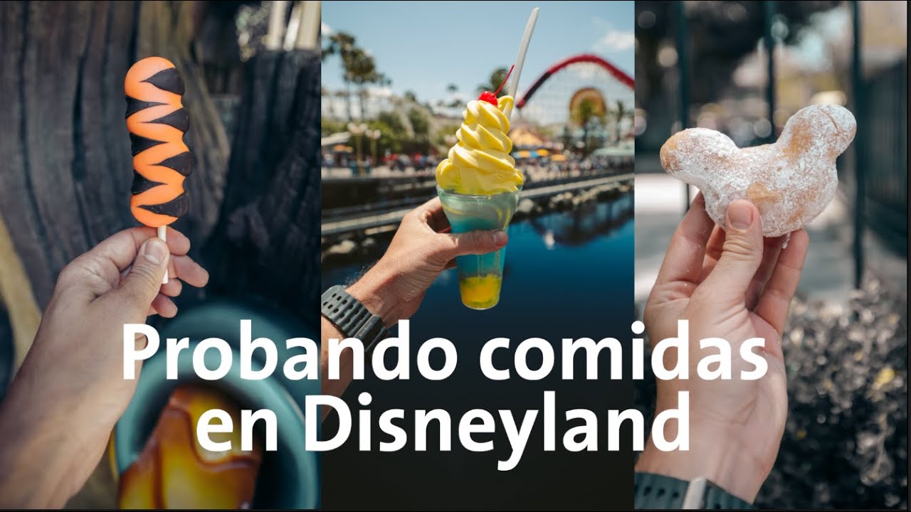 Probando snacks y comida en Disneyland | Fudis x el mundo 4K