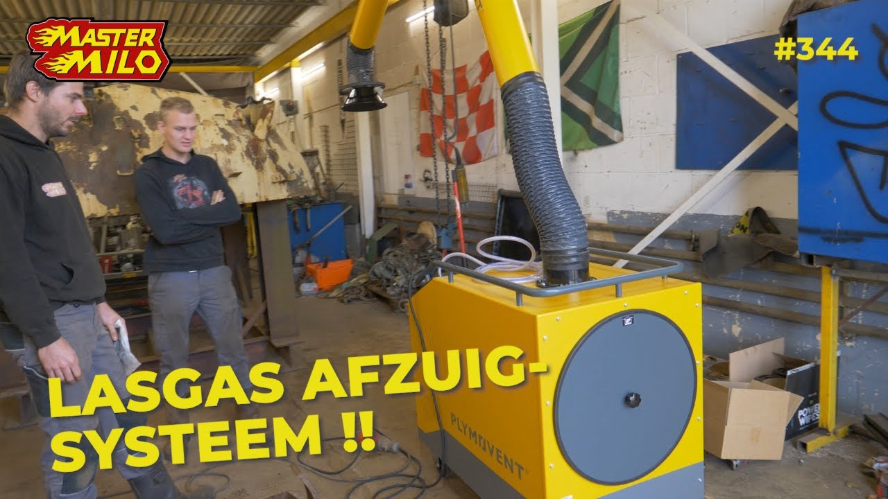 Nieuwe lasrookafzuiger & beginnen aan de tank koepel hatches! #344