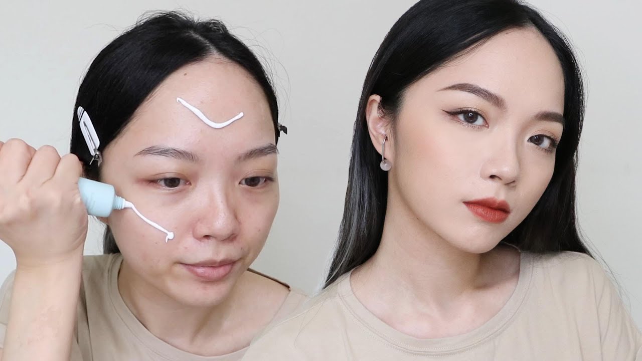 新相機GRWM📸 3ina、The Face Shop粉底液、Za遮瑕筆、MAYBELLINE定型睫毛膏、KAIBEAUTY柔焦霧唇膏、 FreshO2獅子王｜tang_ful