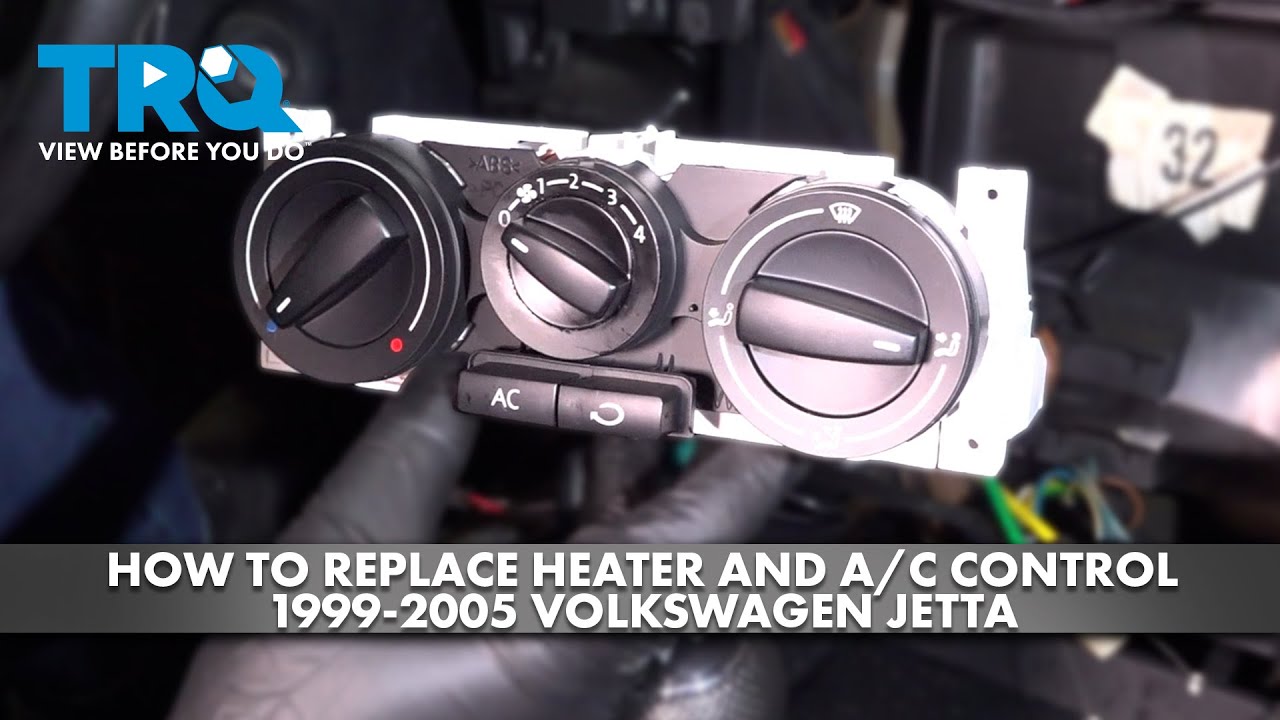 Как заменить блок управления отопителем и кондиционером на Volkswagen Jetta 1999-2005 гг.