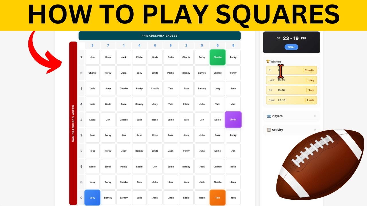 How to Play Football Squares for Beginners