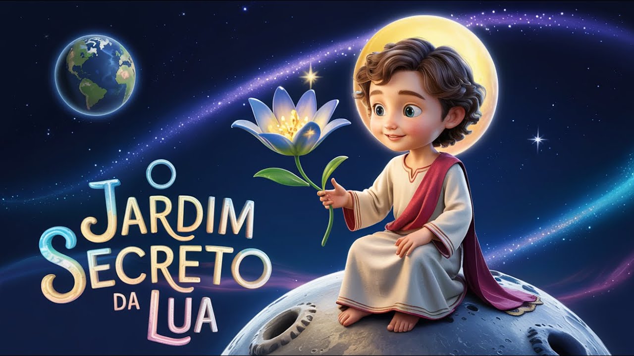O Jardim da Lua 🌙 | A Canção de Ninar que Leva aos Sonhos de Deus! | BIBLIATOON