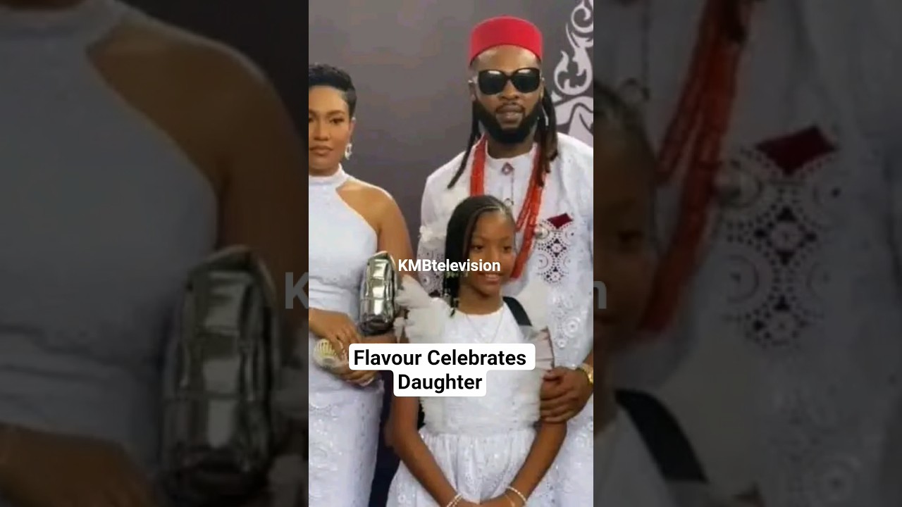 Nigerian Singer Flavour Celebrates His Daughter Sofia's Birthday #celebrities #shorts #foryou