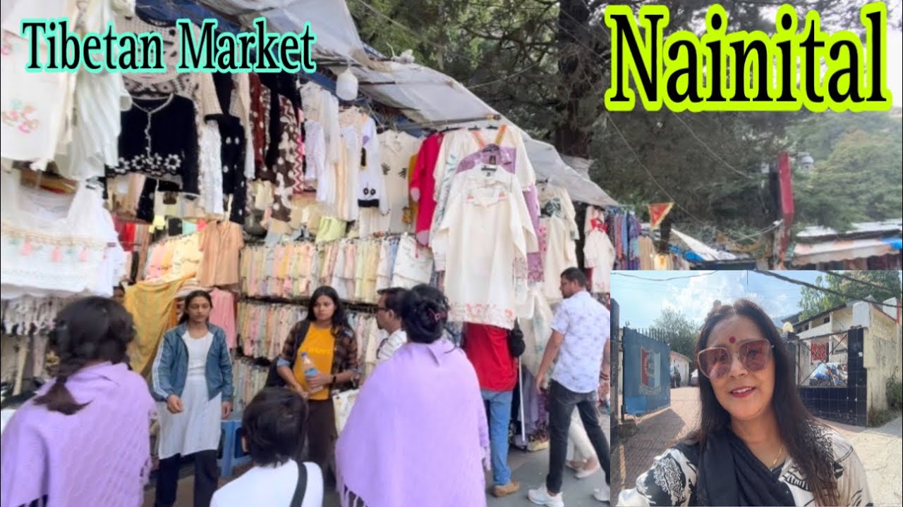 Nainital ki Tibetan Market or Mousam aaj Dager ka mood khrab #nainital #weather #bhotiamarket