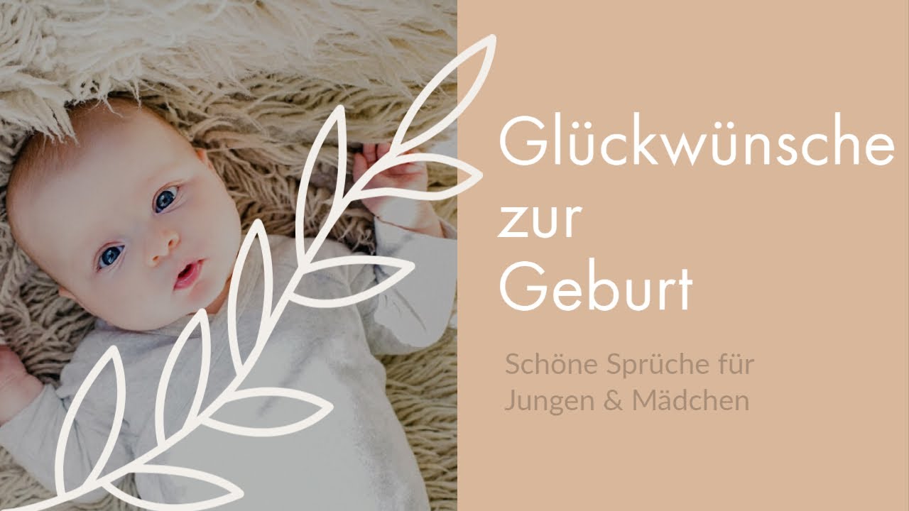 Glückwünsche zur Geburt | Schöne Sprüche, Wünsche & Gedichte | PuroVivo.de