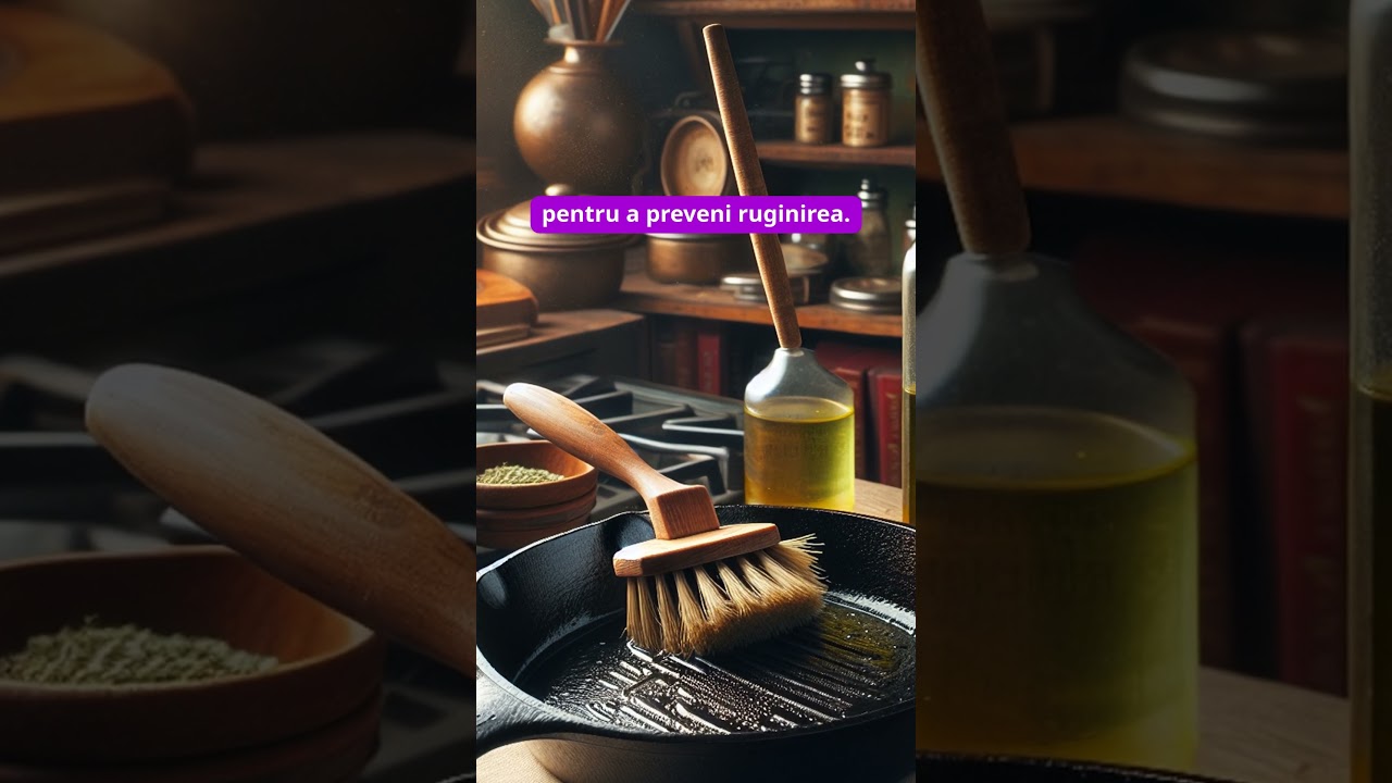 Cum să pregătești corect tigaia de fontă!  #consultantulculinar