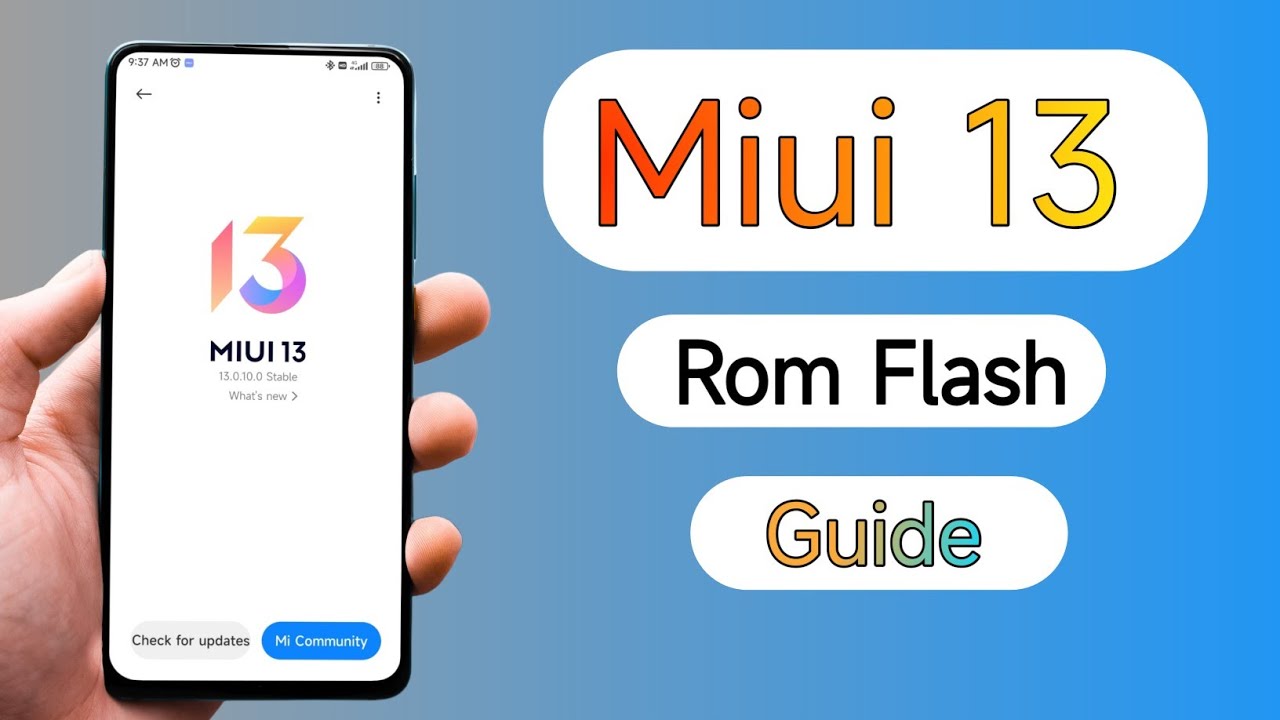Miui 13 Rom Flash Guide