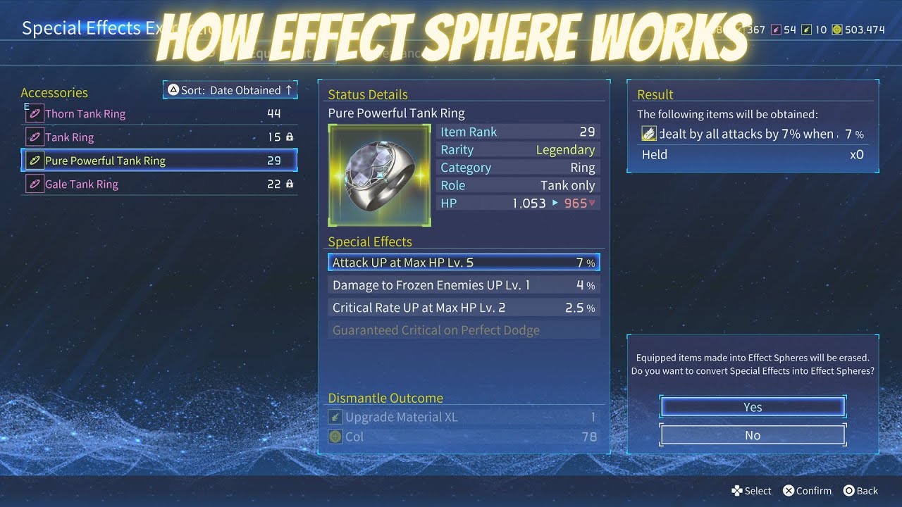 Sword Art Online Fractured Daydream How The Effect Sphere Works