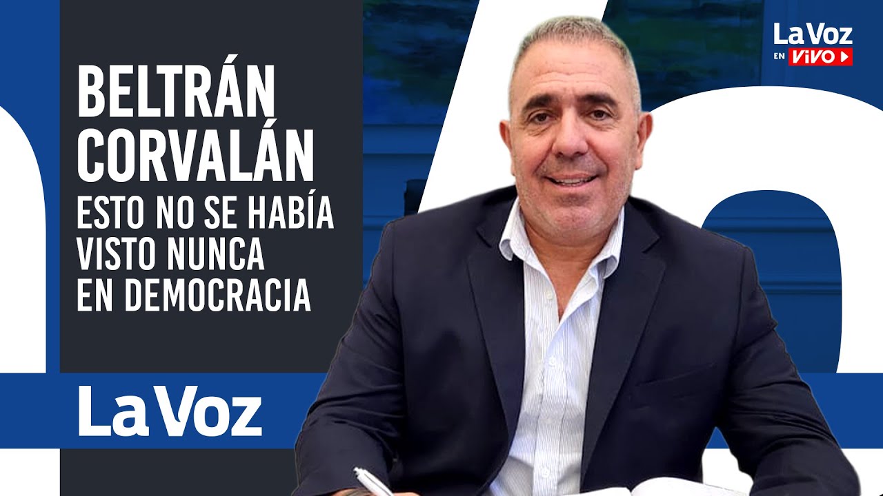 BELTRÁN CORVALÁN: Esto FUE UN APRIETE CONTRA EL TRIBUNAL DE CUENTAS